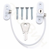 Детский замок-блокиратор на окна с тросом (Белый)