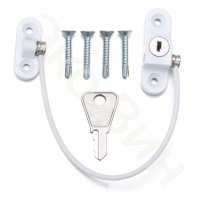 Детский замок-блокиратор на окна с тросом (Белый) - 5 шт.