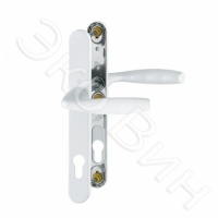 Нажимной гарнитур Hoppe New York белый 9016