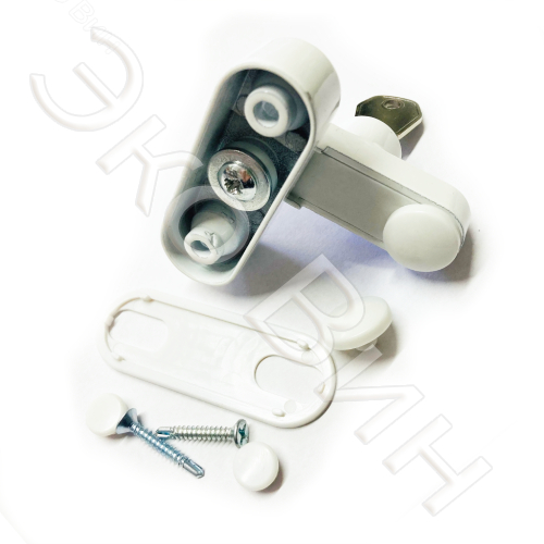 оконный блокиратор с ключом комплектация